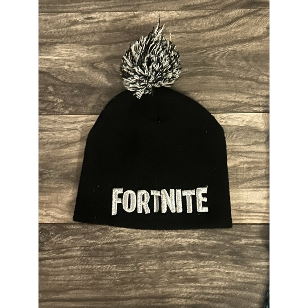 Fortnite‎ Bundle Youth Unisex Gamer Battle Winter Beanie Knit Cap Skull Cap - Picture 3 of 3